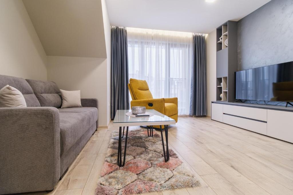 TV a/nebo společenská místnost v ubytování LDV 13 Residence Free private parking