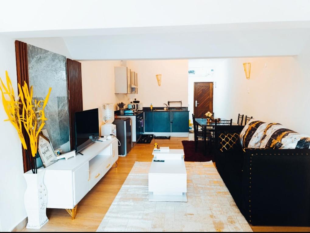 Posezení v ubytování Zuri Diani Homes
