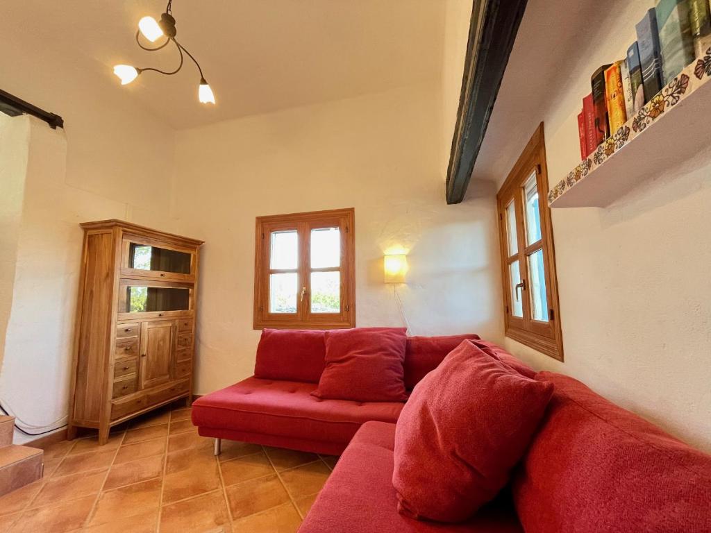 Posezení v ubytování Casa El Torreón