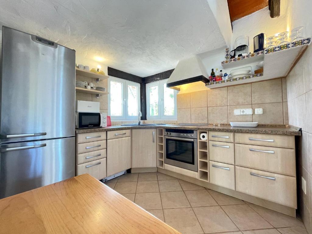 Kuchyň nebo kuchyňský kout v ubytování Casa El Torreón