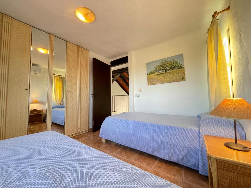 Postel nebo postele na pokoji v ubytování Casa El Torreón
