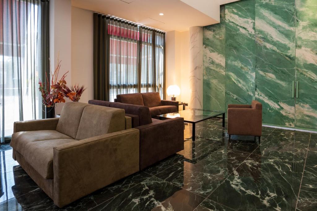 Posezení v ubytování Hotel Bulà