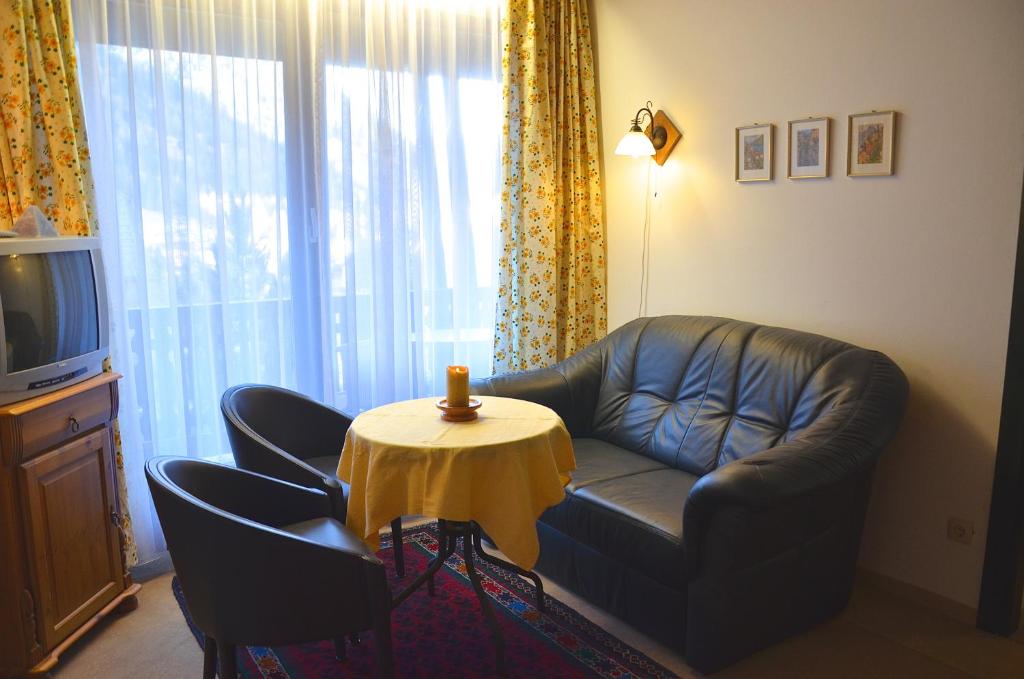 Posezení v ubytování Gästehaus Christophorus