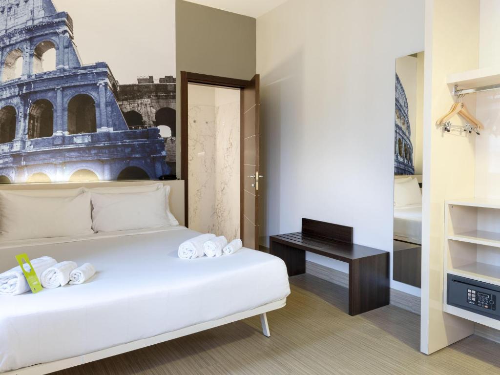 Postel nebo postele na pokoji v ubytování B&B Hotel Roma Trastevere