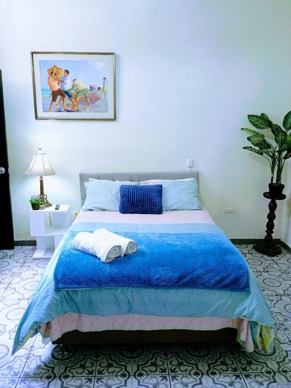 Postel nebo postele na pokoji v ubytování Tacna Guest House