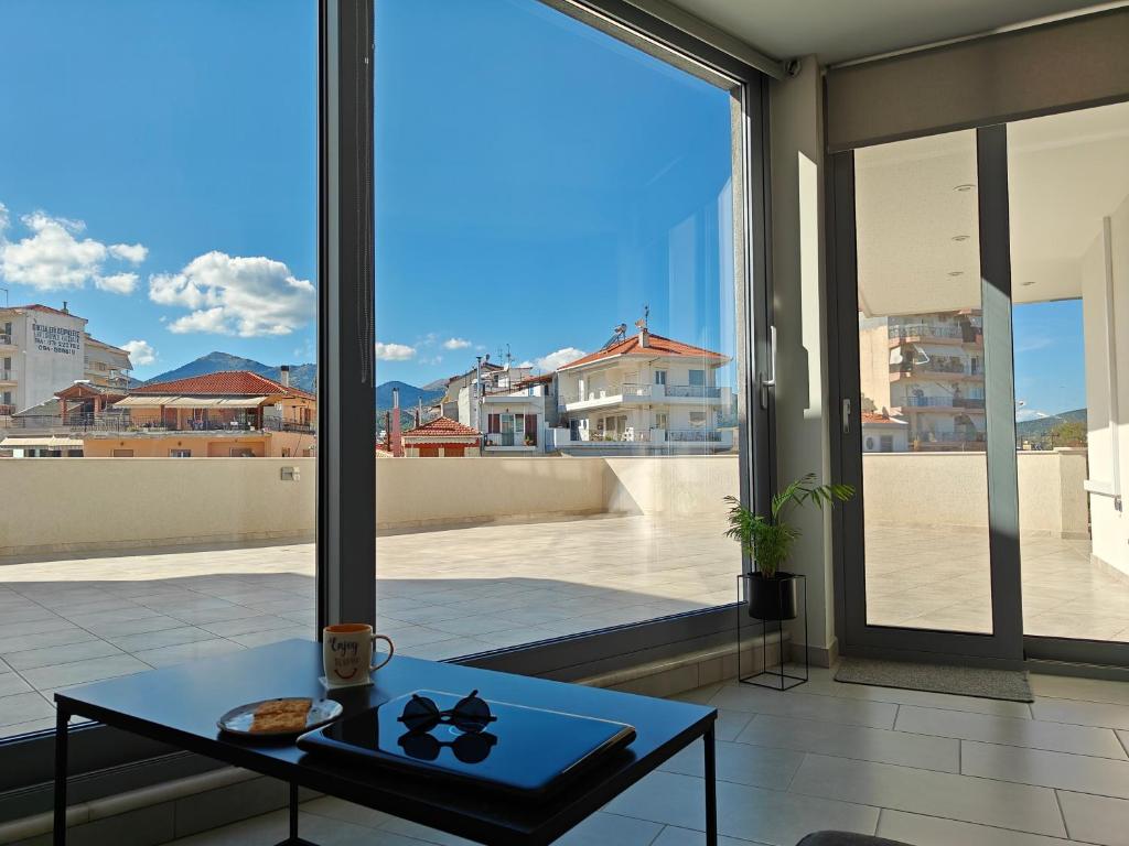 Nespecifikovaný výhled na hory nebo výhled na hory při pohledu z apartmánu