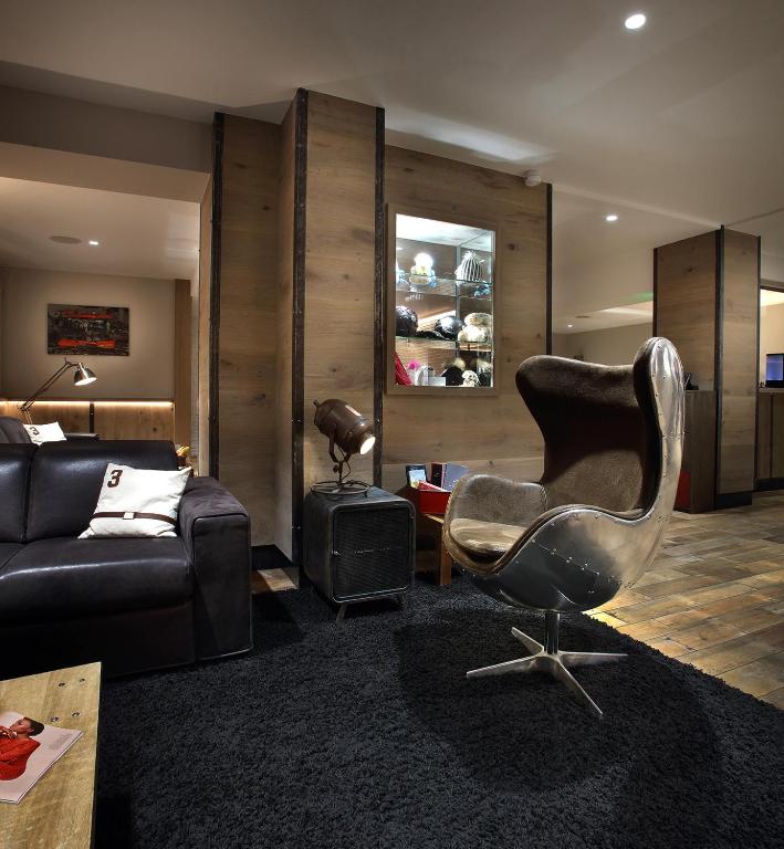 Posezení v ubytování Hotel Le Tremplin