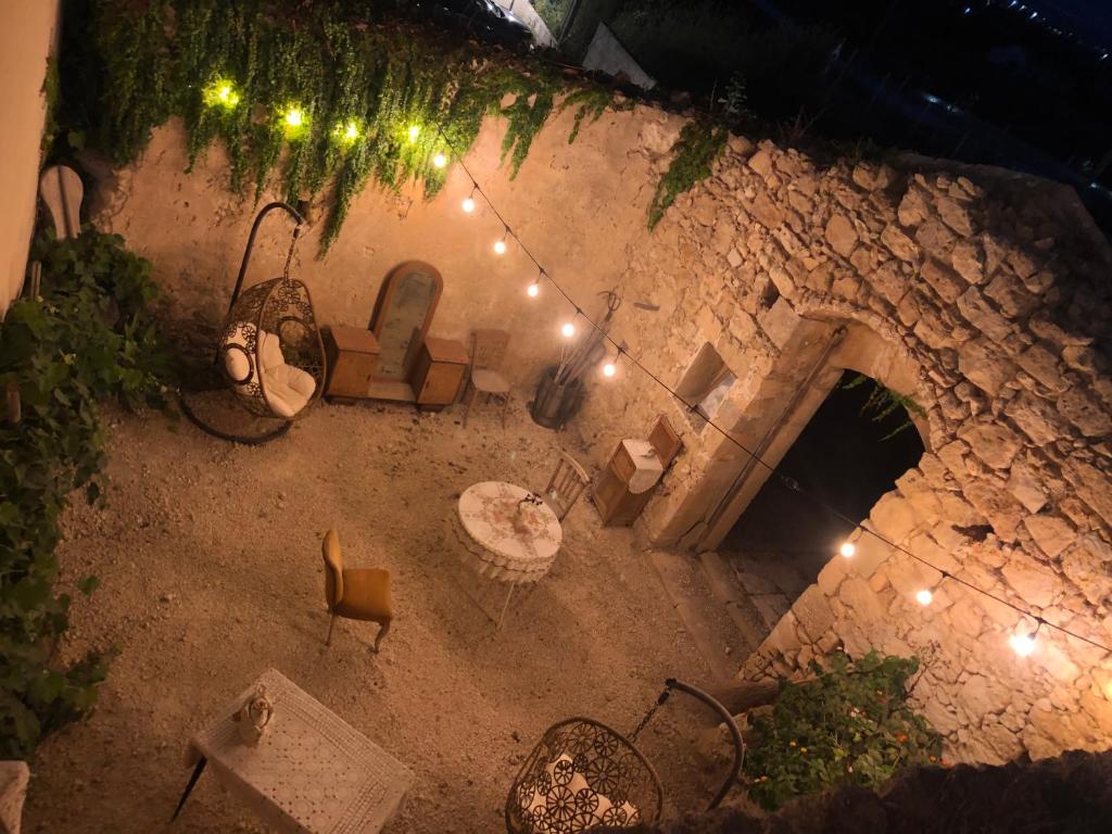 Patio nebo venkovní prostory v ubytování Bàcula Nzícula Marzamemi