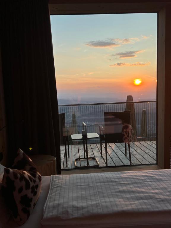 Balkón nebo terasa v ubytování Bergwelt Kandel Hotel & Eventlocation