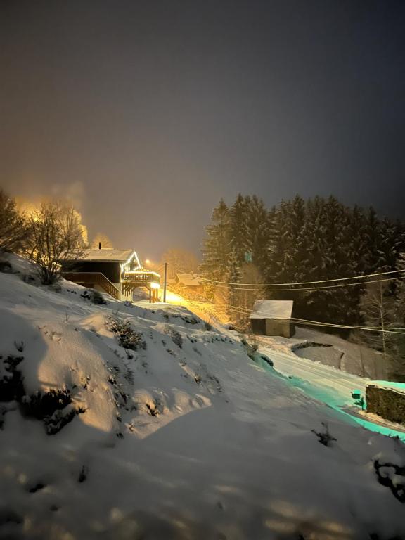 Gîte Au 21 Vosgien v zimě