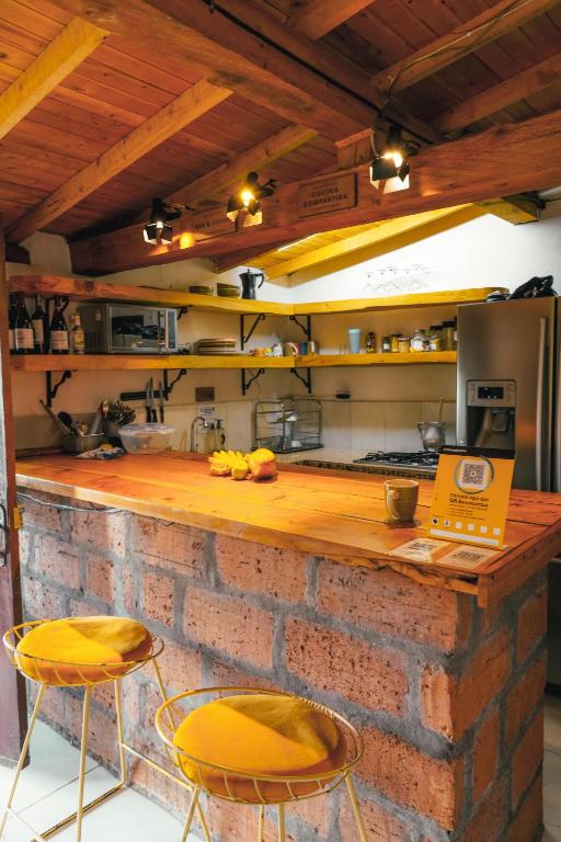 Kuchyň nebo kuchyňský kout v ubytování Casa Profunda - Santa Elena