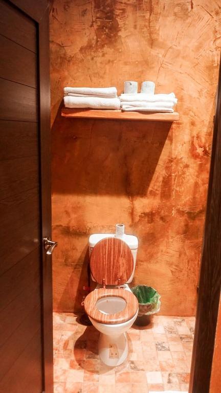 Koupelna v ubytování Hotel "Ala Residencias"