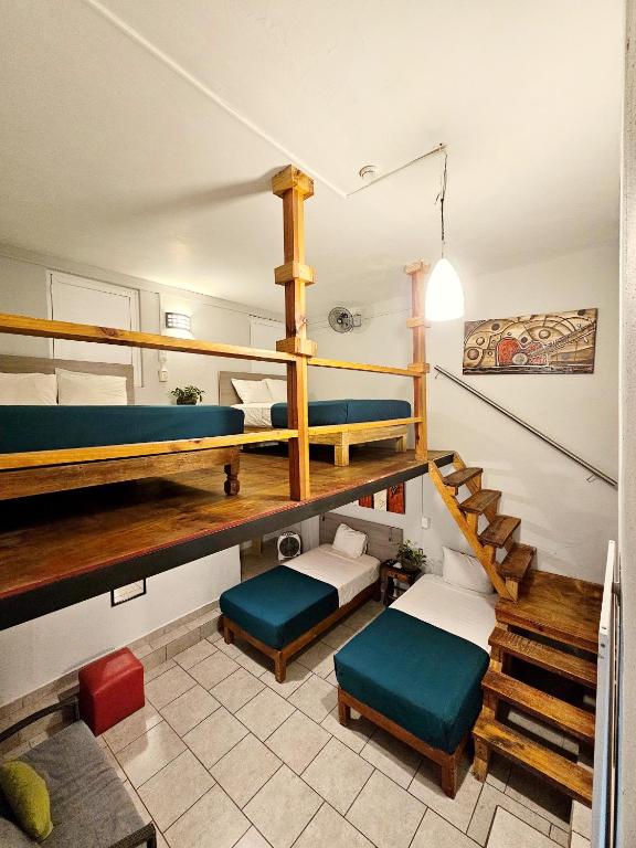 Postel nebo postele na pokoji v ubytování Hotel del Refugio