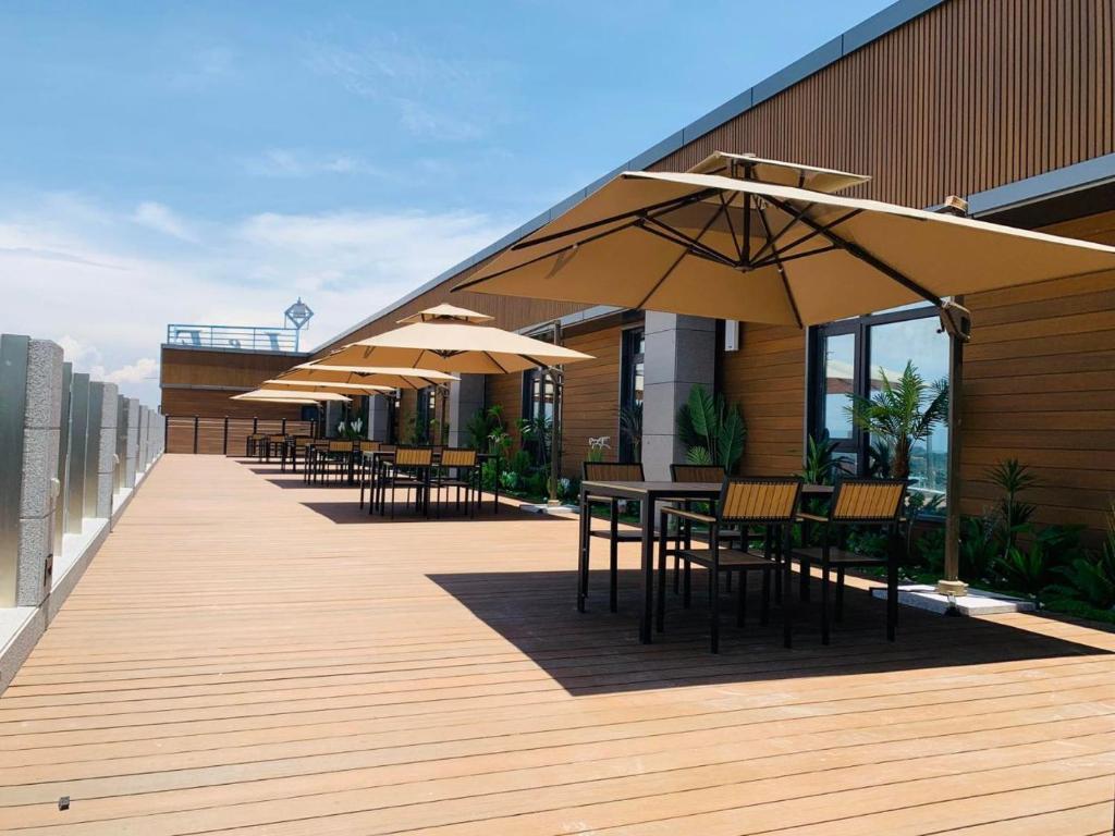 Balkón nebo terasa v ubytování Fan's Hotel Palo