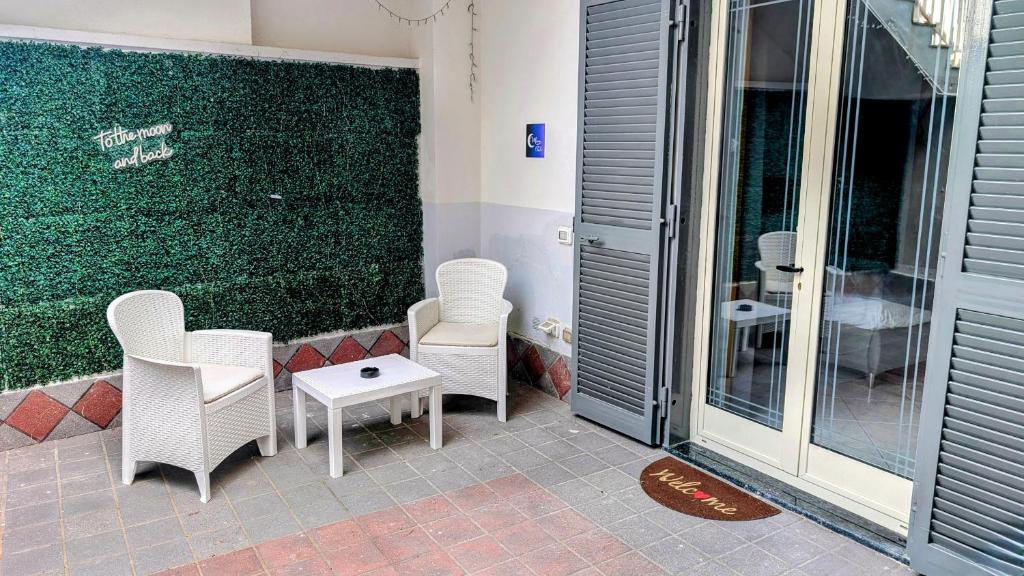 Posezení v ubytování NULA Private Suites