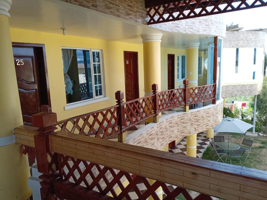 Posezení v ubytování Hostal Mariscal Sucre