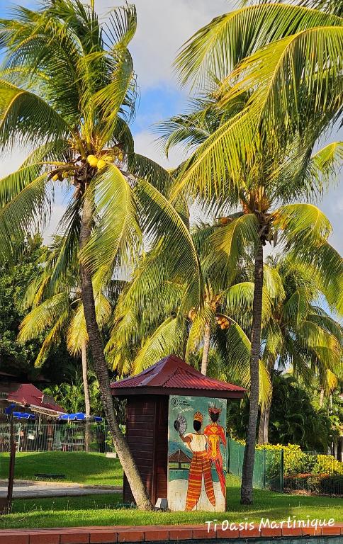 Zahrada ubytování TI OASIS Dominica - Pierre et Vacances - Piscine et Plage - 1 chambre 1 salon