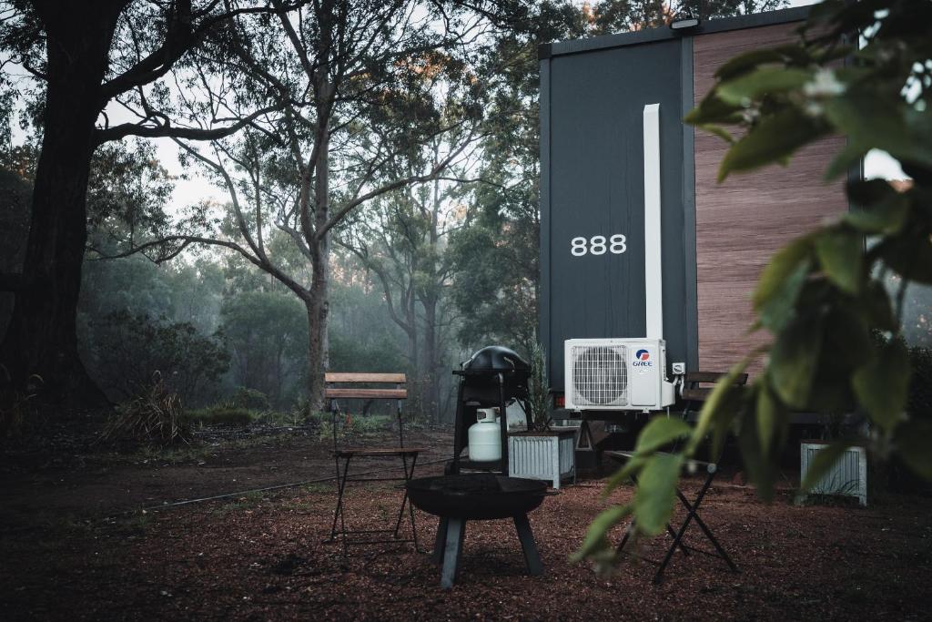 Zahrada ubytování Tiny House 888 Pokolbin