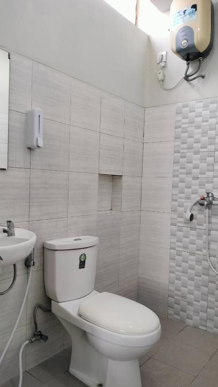 Koupelna v ubytování Kozy 15 Guesthouse