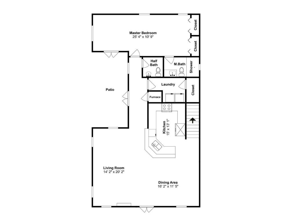 a floor plan of a house at Changes In Latitude in Destin