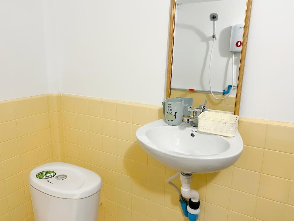 Koupelna v ubytování Lotus Blanc Homestay Villa
