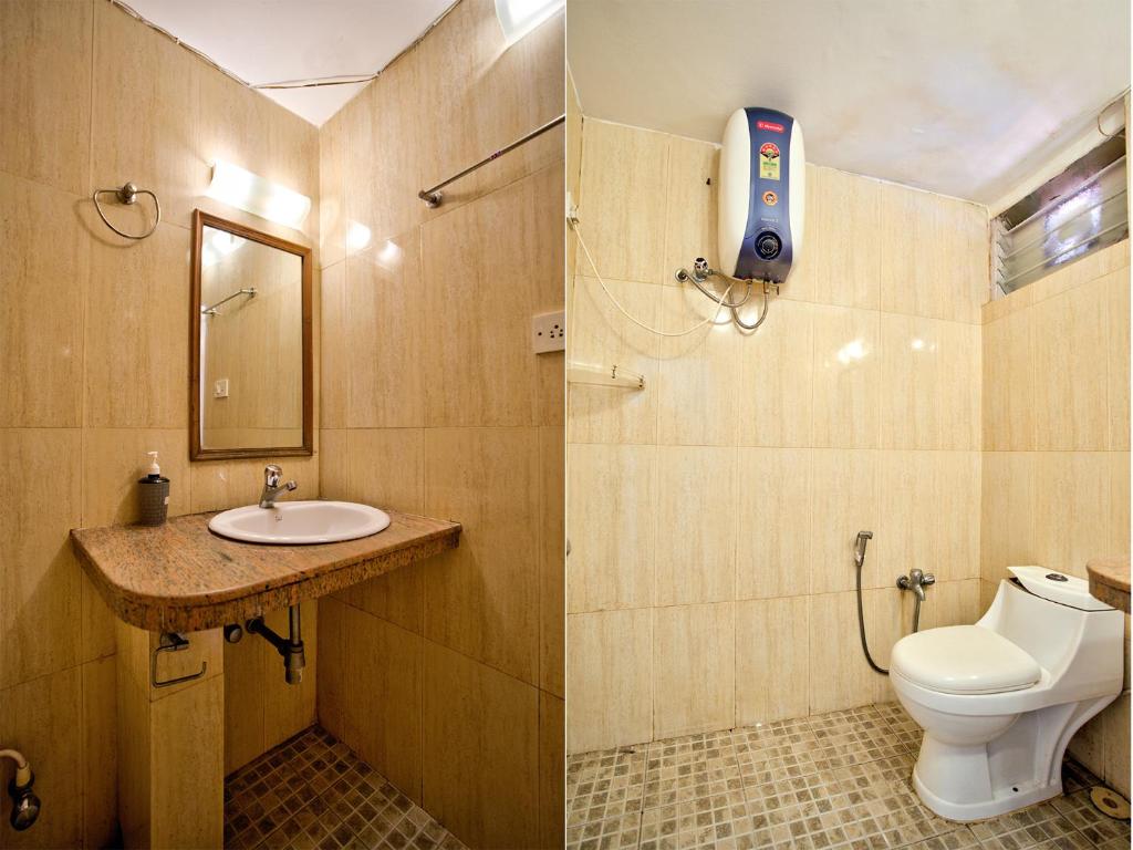 Koupelna v ubytování Candolim Beach Vaddo 15