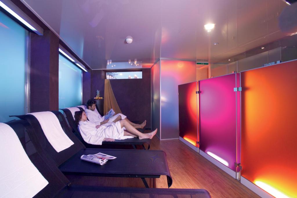 Posezení v ubytování Hotel Rovanada Wellness & BergNatur