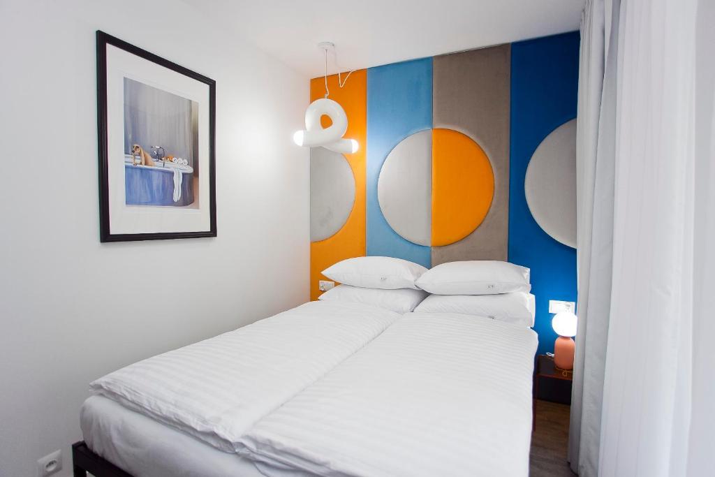 Posteľ alebo postele v izbe v ubytovaní Willowa NO. 5 APARTAMENTS
