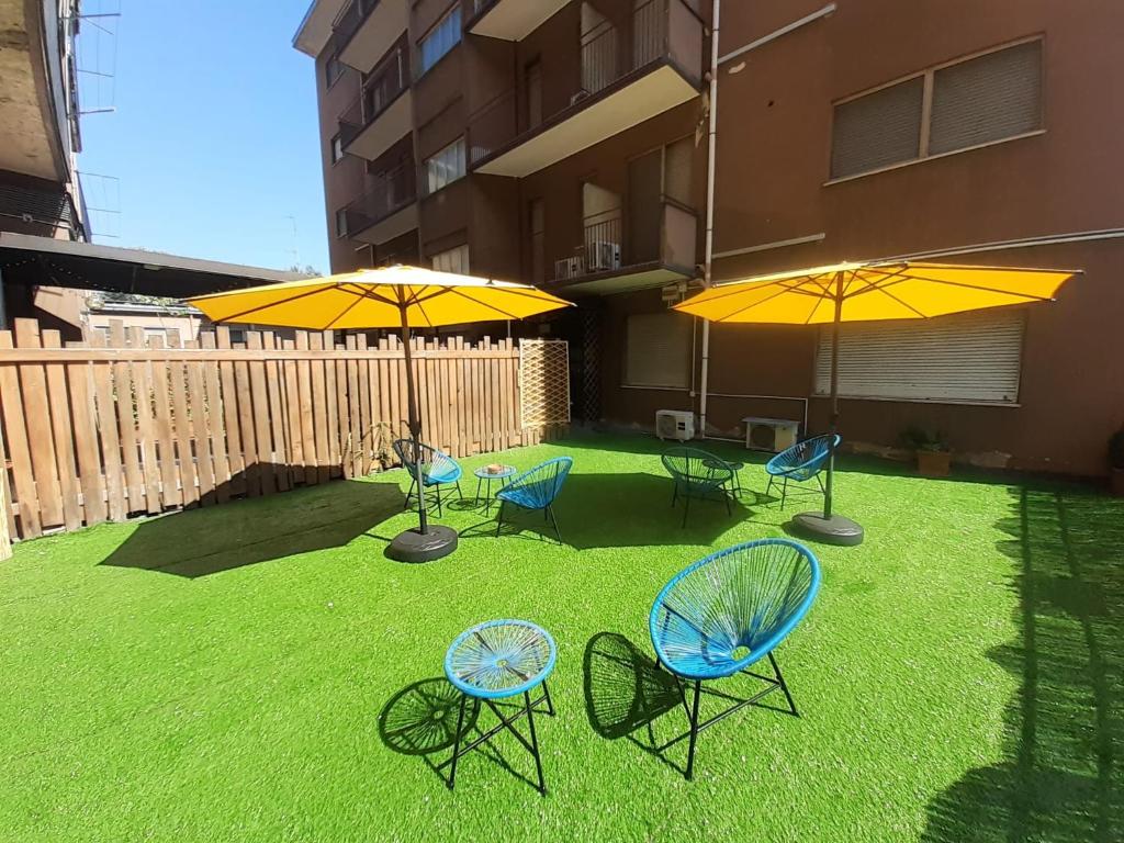 Vrt ispred objekta UniHo Hostel