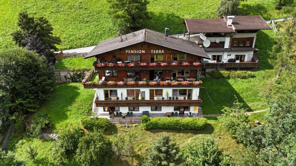 Zahrada ubytování Pension Terra