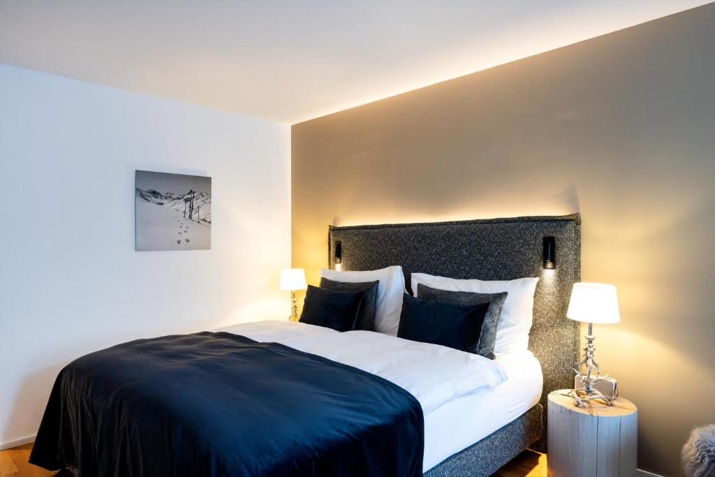 Postel nebo postele na pokoji v ubytování Hotel Edelweiss