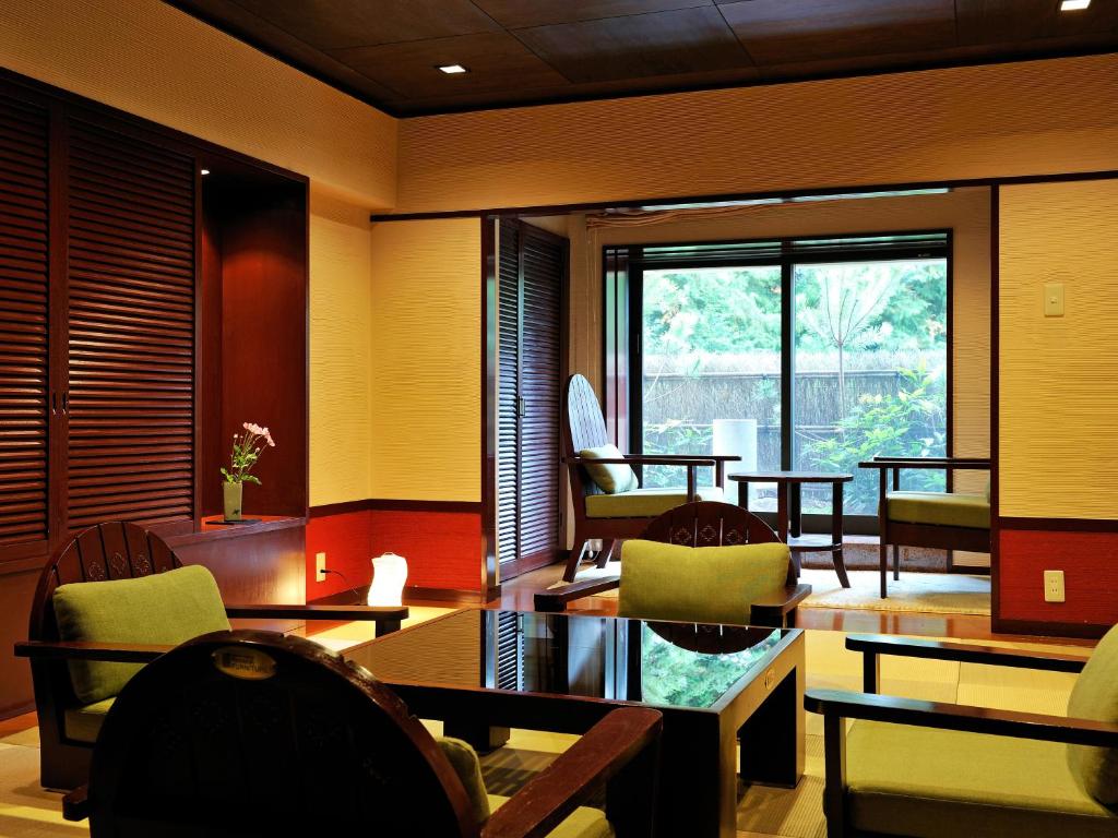 Posezení v ubytování Hotel Kusakabe Armeria