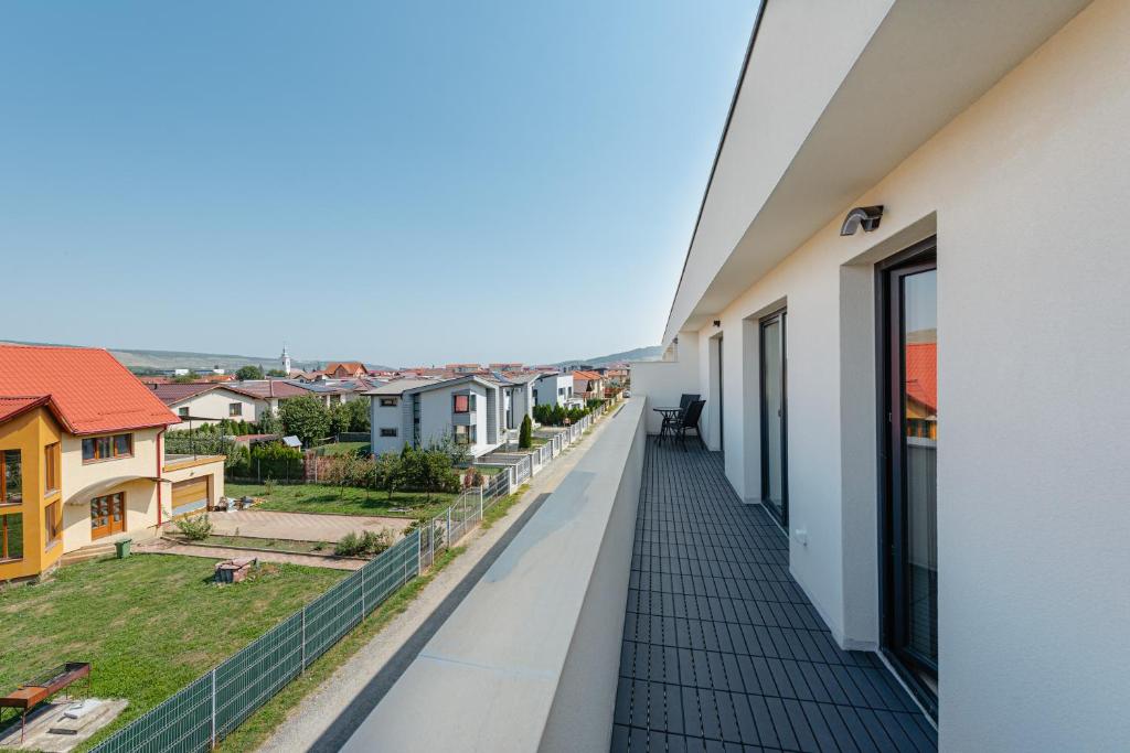 Budova, kde se aparthotel nachází