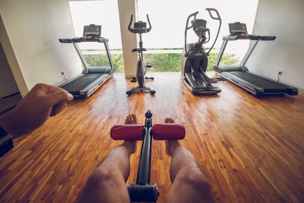 Fitness centrum a/nebo fitness zařízení v ubytování Tijili Hotel Benoa
