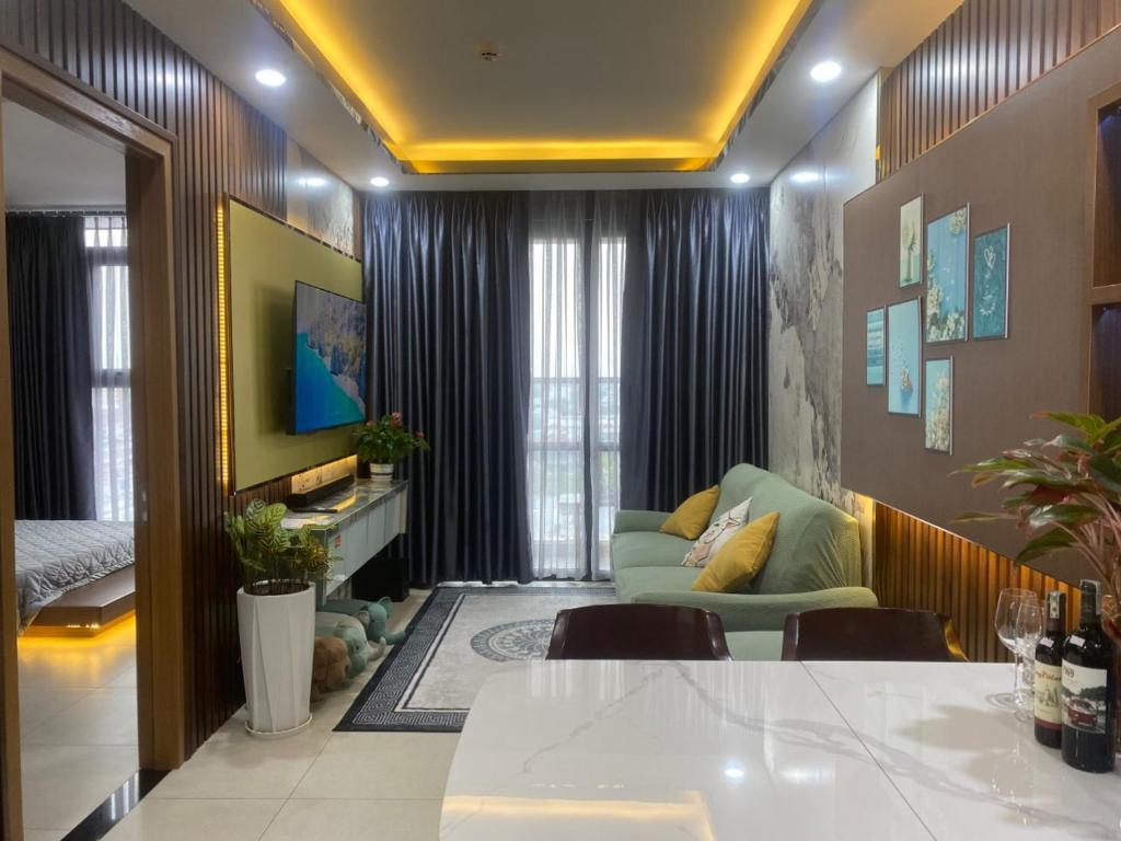 Istumisnurk majutusasutuses Sophia Center Apartment - Chung cư cao cấp 2 phòng ngủ 75m2 Rạch Giá