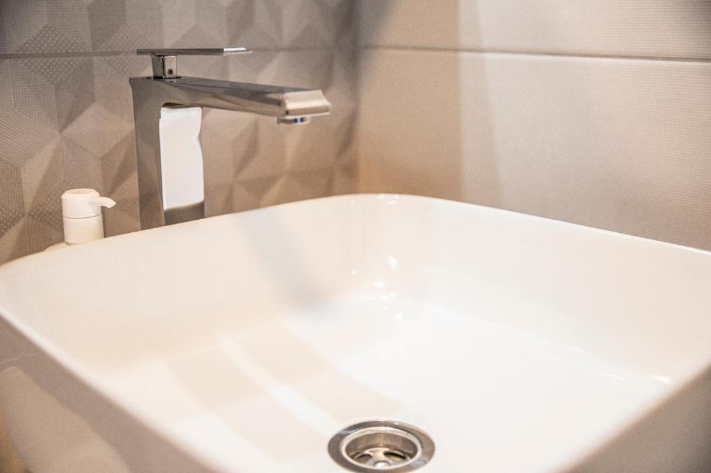 Koupelna v ubytování Casa Orhideea