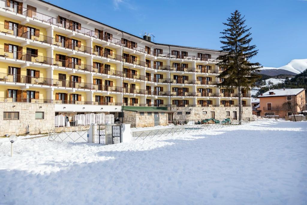 Grand Hotel del Parco v zimě