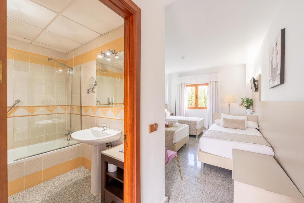 Kúpeľňa v ubytovaní Hotel Plaza Del Castillo