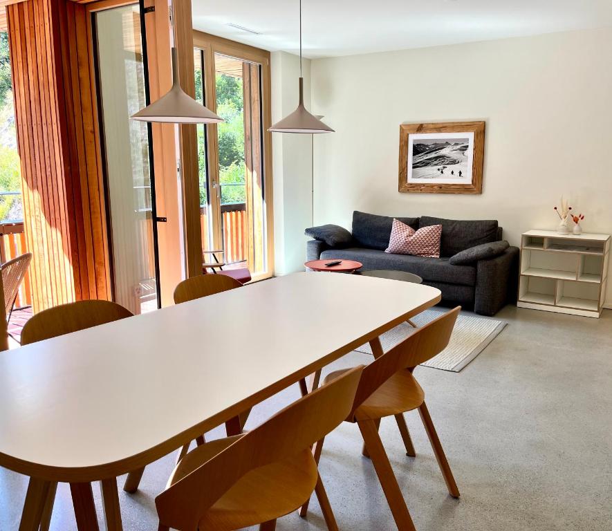 Posezení v ubytování Ferienwohnung Stenna SELVA direkt bei Bergbahnen Skipiste