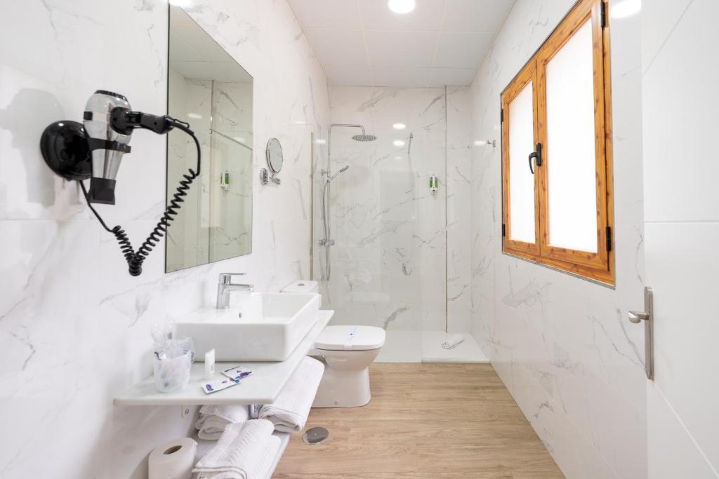 Kúpeľňa v ubytovaní Hotel Plaza Del Castillo