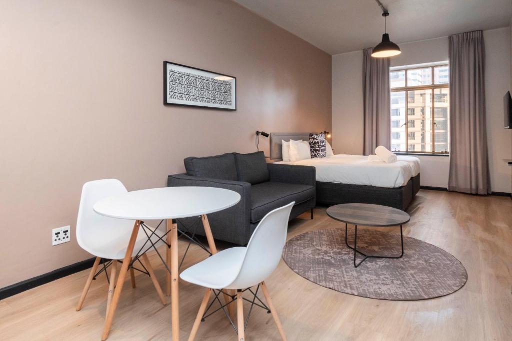 Posezení v ubytování HAVN Aparthotel by Totalstay