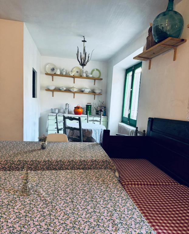 Postel nebo postele na pokoji v ubytování Casa Rural Valle de Tena