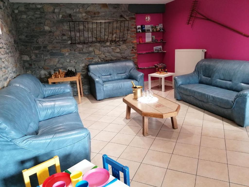 Posezení v ubytování Bastogne Maison de vacances avec sauna