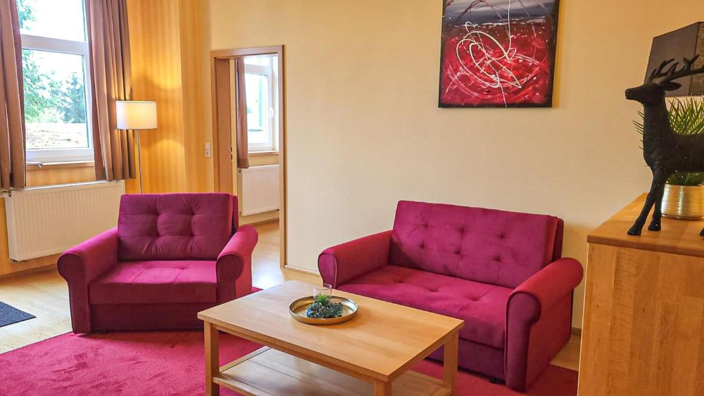 Posezení v ubytování Ferien Residenz Thüringer Wald