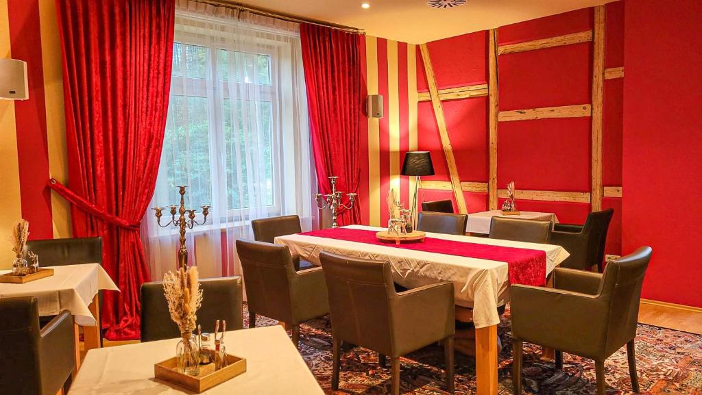 Posezení v ubytování Ferien Residenz Thüringer Wald