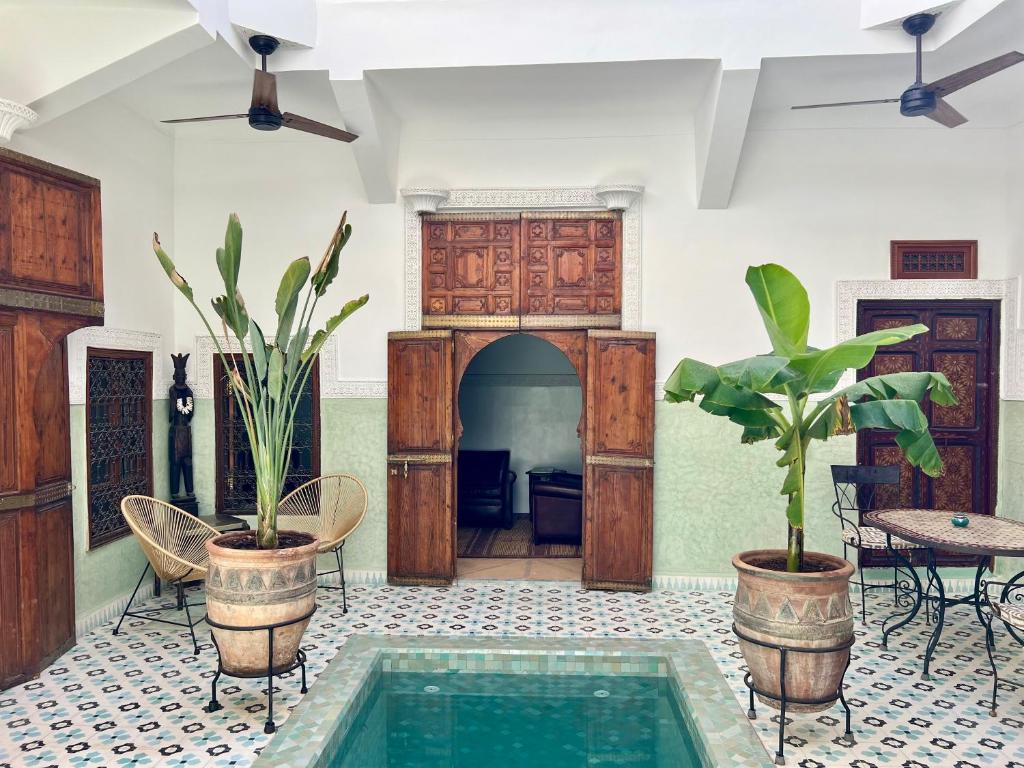 Πισίνα στο ή κοντά στο Riad Panthera, Médina