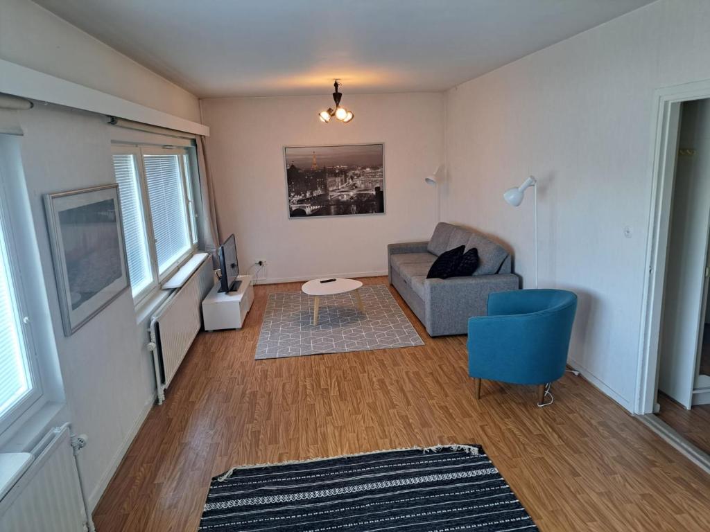 Η κουζίνα ή μικρή κουζίνα στο Kasarmikatu Apartment