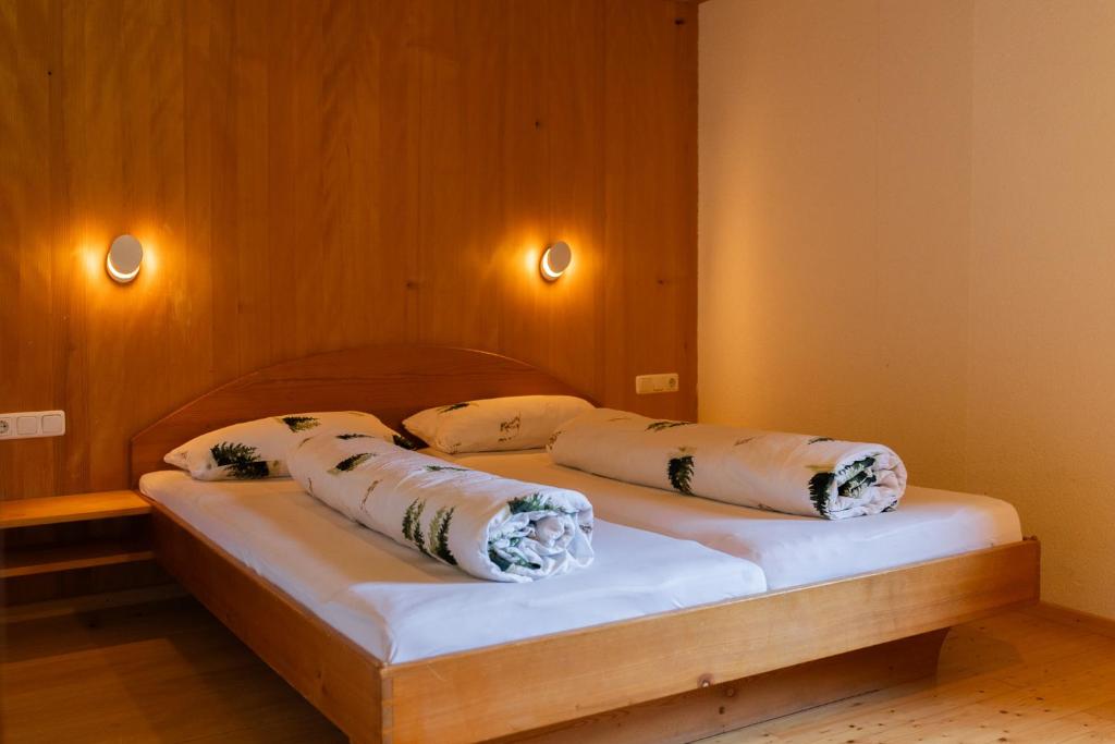 Postel nebo postele na pokoji v ubytování NigschHof