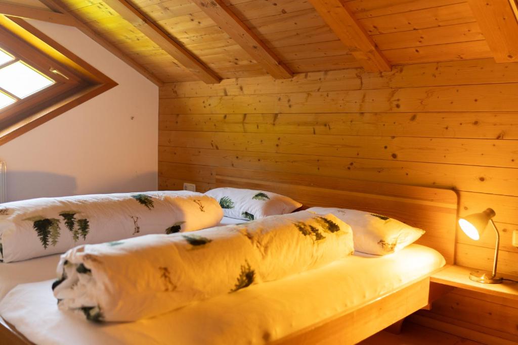 Postel nebo postele na pokoji v ubytování NigschHof