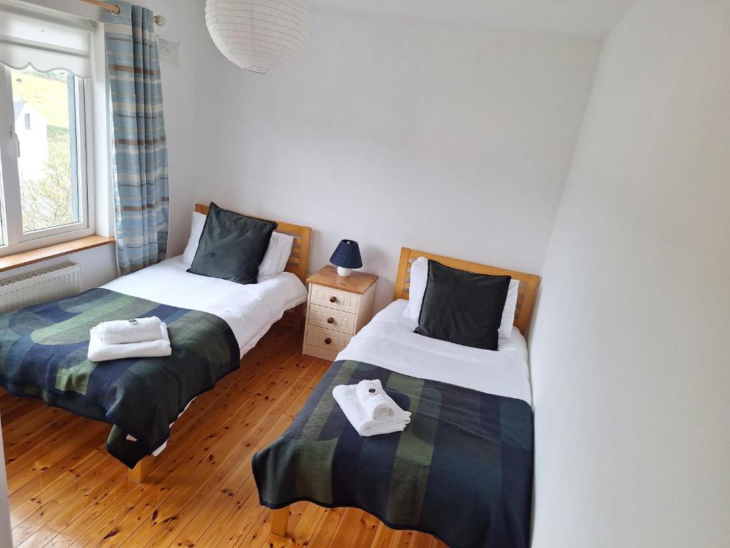 Postel nebo postele na pokoji v ubytování Comfortable House